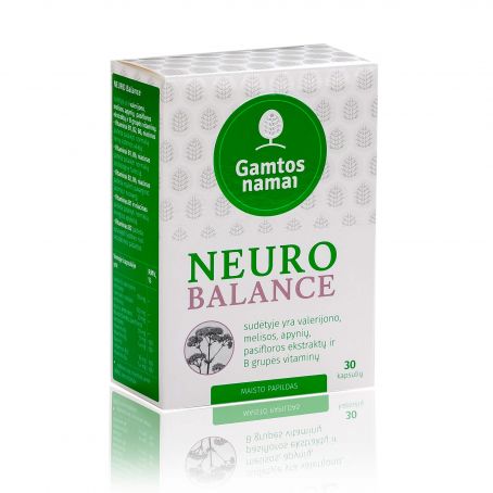 Vitaminai nervams, stresui NEURO BALANCE