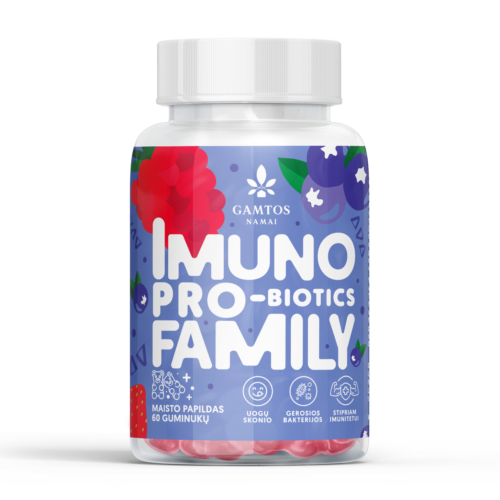 PEKTININIAI GUMINUKAI IMUNO PRO-BIOTICS FAMILY N60