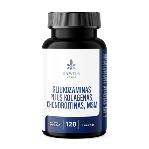 GLIUKOZAMINAS, KOLAGENAS, CHONDROITINAS, MSM N120