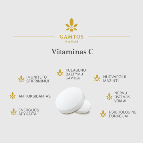 Vitaminas C 500mg