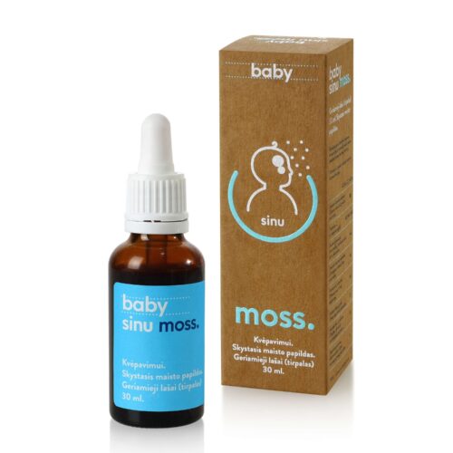 SINUmoss BABY geriamieji lašai 30 ml tirpalas