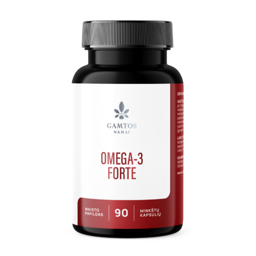 ŽUVŲ TAUKAI OMEGA-3 FORTE 1000 mg N90