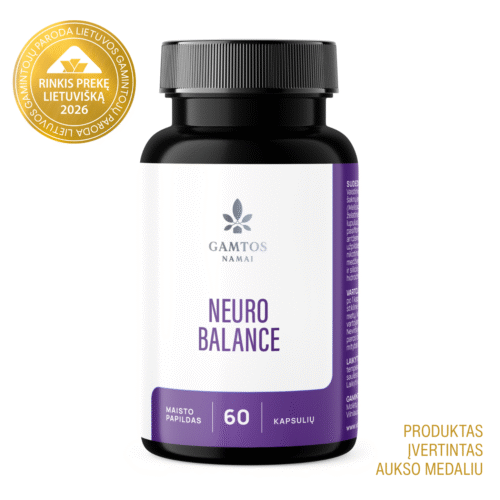 PRODUKTAS ĮVERTINTAS AUKSO MEDALIU