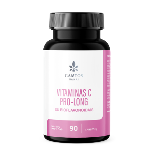 VITAMINAS C PROLONG SU BIOFLAVANOIDAIS 500 mg N90