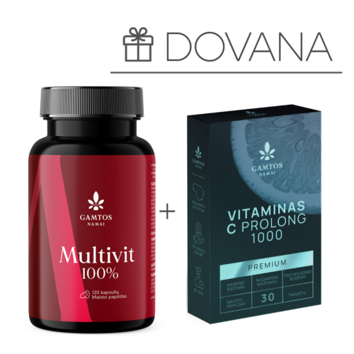 MULTIVIT 100%+VITAMINAS C PROLONG 1000