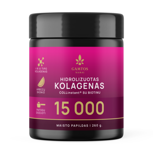 HIDROLIZUOTAS KOLAGENAS COLLinstant® 15 000 SU BIOTINU