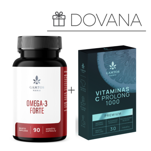 OMEGA-3 FORTE+VITAMINAS C PROLONG 1000