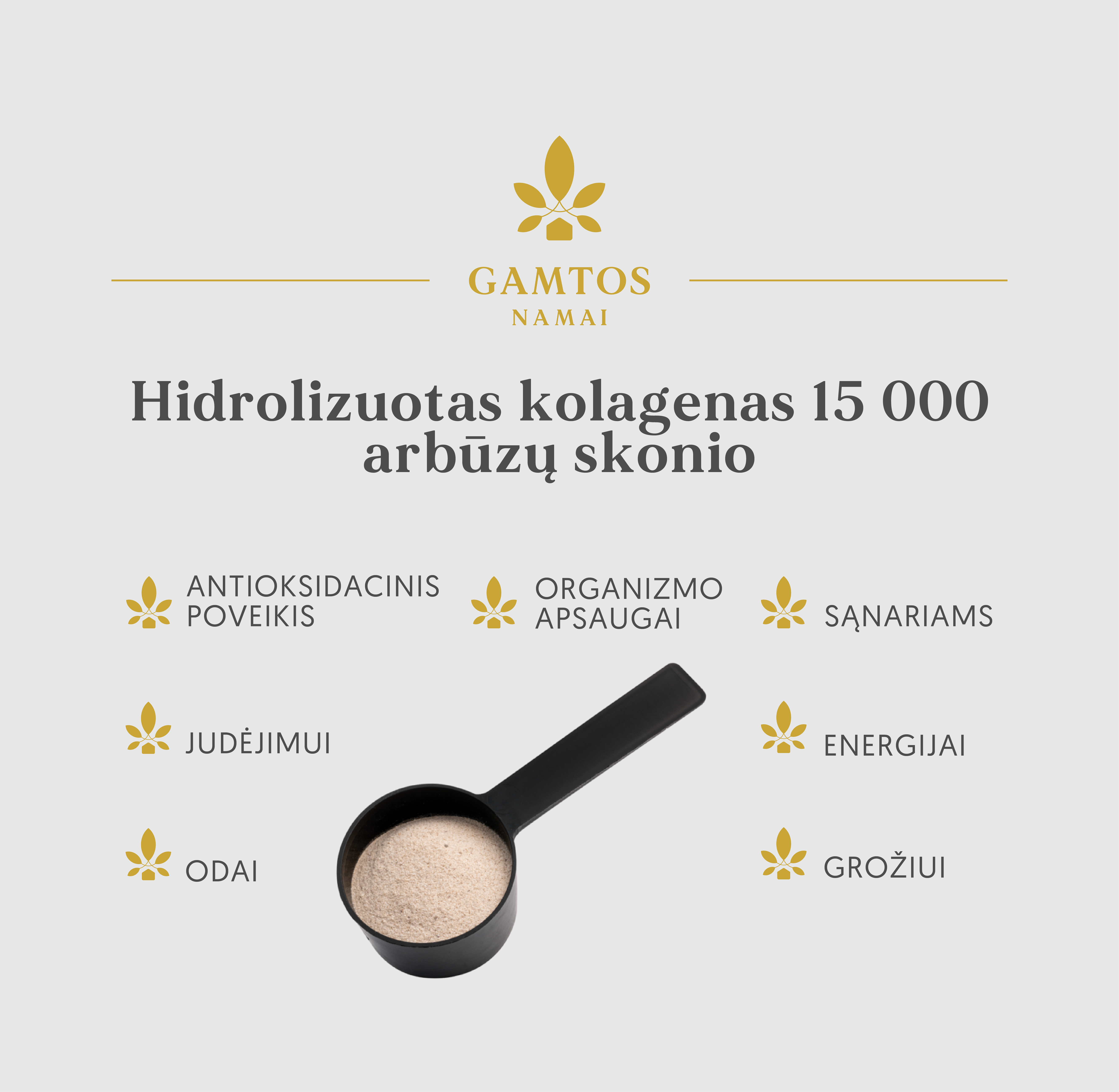 HIDROLIZUOTAS KOLAGENAS COLLinstant® 15 000 SU BIOTINU