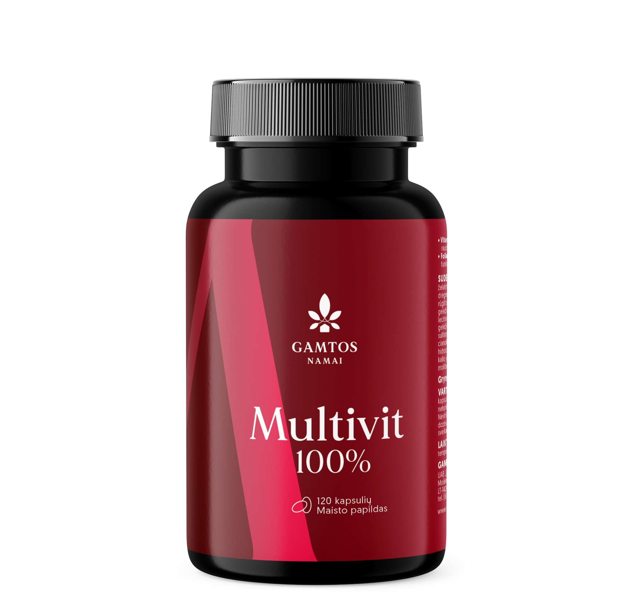 MULTIVITAMINŲ KOMPLEKSAS MULTIVIT 100% N90