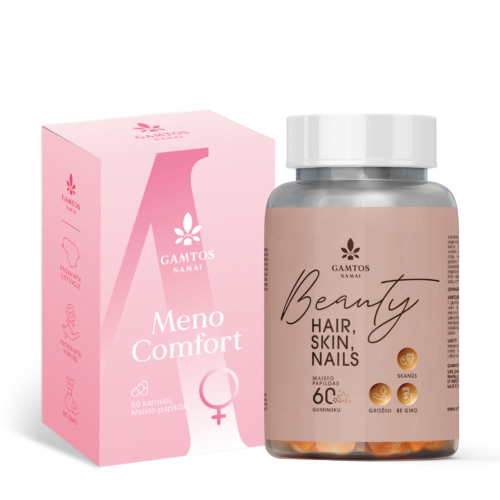 KOMPLEKSAS MENOPAUZEI MENO COMFORT N60+BEAUTY HAIR SKIN NAILS N60