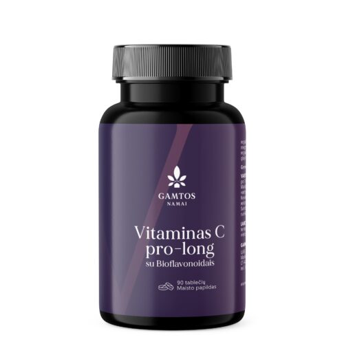 VITAMINAS C PROLONG SU BIOFLAVANOIDAIS 500 mg N90