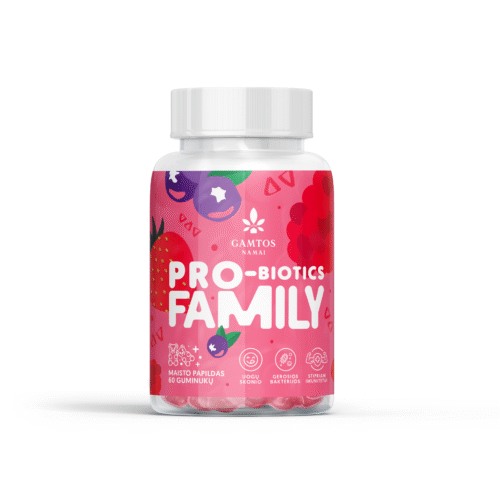 Pro-biotics family, 60 guminukų
