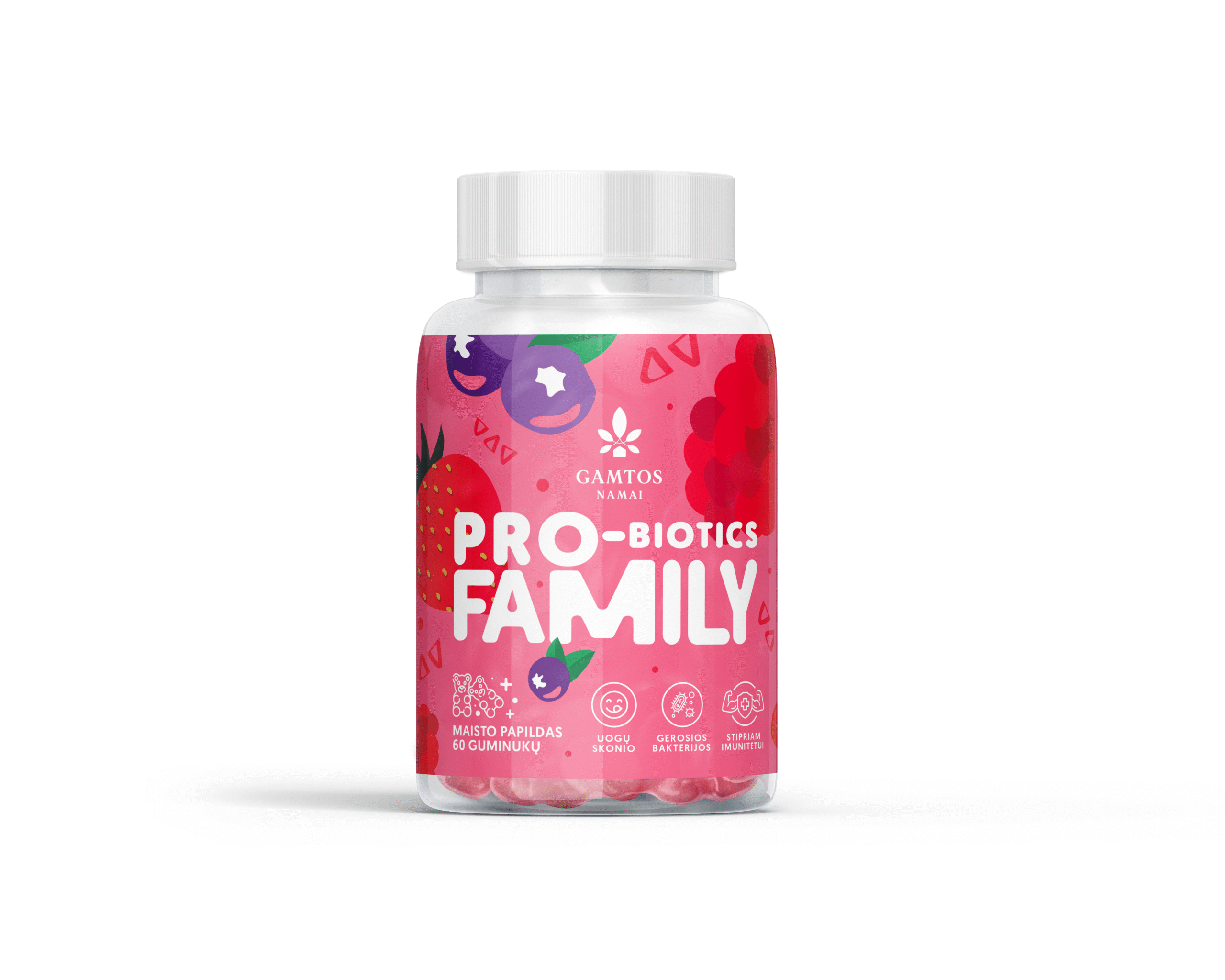 Pro-biotics family, 60 guminukų