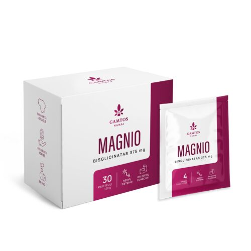 Magnio bisglicinatas 375mg N30