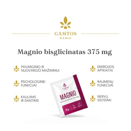 Magnio bisglicinatas 375 mg_Privalumai (1)
